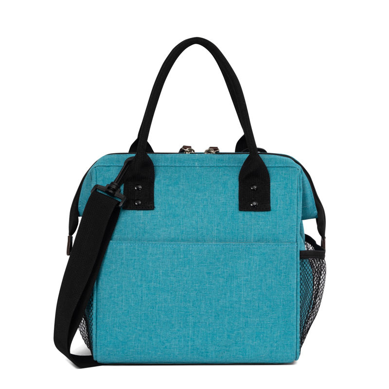 Haute qualité polyester simple femmes isolé thermique sacs isothermes école bureau pique-nique voyage nourriture boissons sac d'isolation