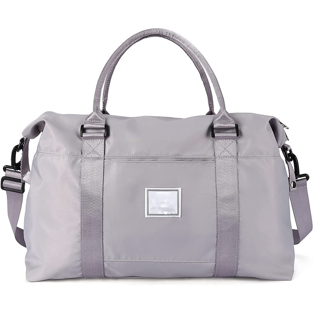 sacs fourre-tout imperméables personnalisés pour femmes sac polochon de voyage en nylon personnalisé avec séparation sèche et humide