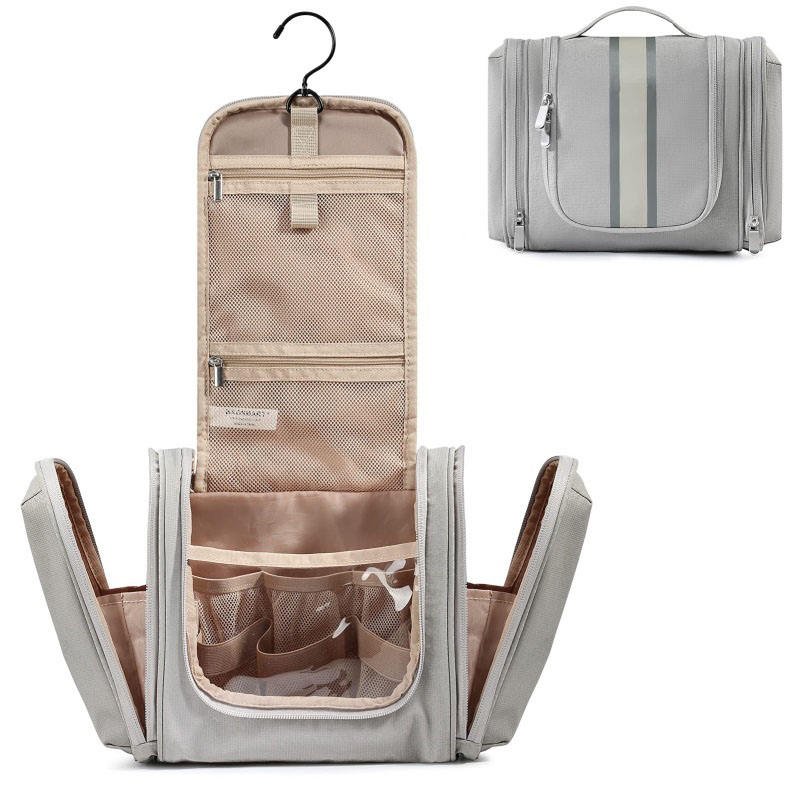 Kit de rasage Dopp sacs de salle de bain de voyage imperméables moyens organisateur de douche Portable grands sacs de toilette suspendus cosmétiques pour les femmes