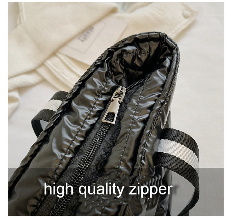 Sac à main de luxe de mode grand sac gonflé d'espace logo personnalisé automne hiver remplissant sac puffer matelassé pour les femmes