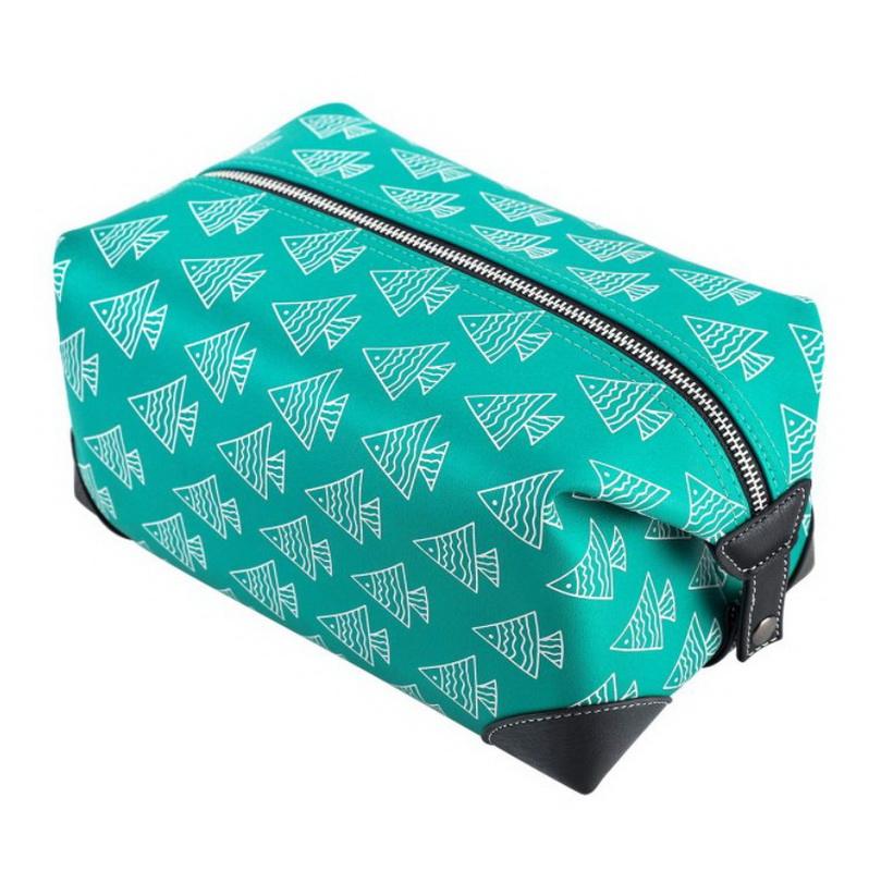 En gros pleine impression portable unisexe voyage maquillage cosmétique organisateur sacs toilette rasage pochette de rangement avec fermeture à glissière