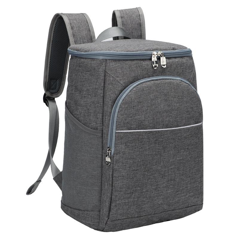 Sac isolé par glace de papier d'aluminium thermique fait sur commande de sac à dos de refroidisseur de pique-nique de preuve portative de fuite pour la nourriture