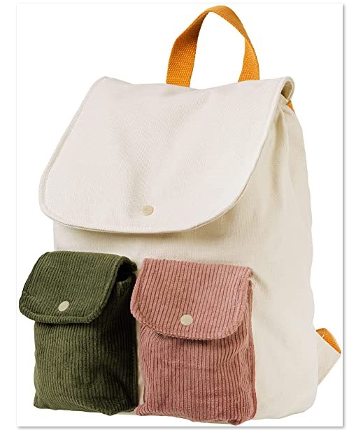 Sac à dos en toile pour garçons et filles avec sacs d'école à dos avec sac à dos à bretelles réglables