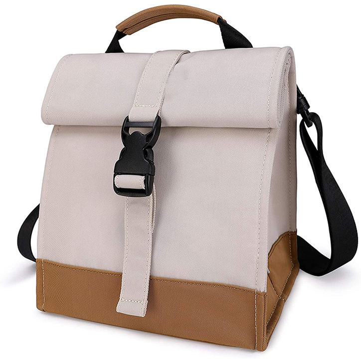 2022 offres spéciales Logo personnalisé sac à déjeuner canettes souples aluminium isolation sac thermique sac à déjeuner enfants avec bandoulière réglable