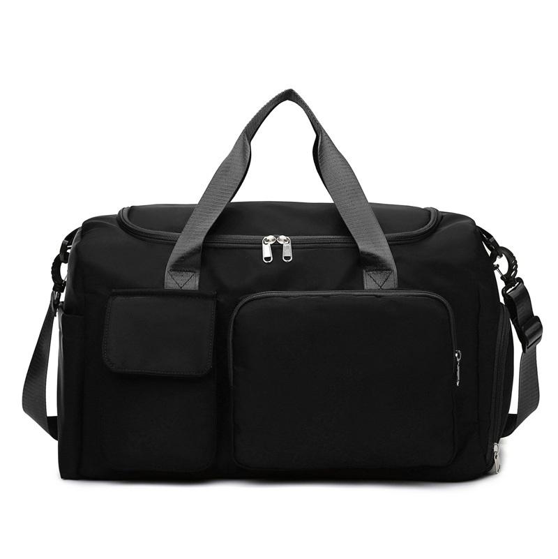 Grand tissu de haute qualité passer la nuit sac de voyage week-end personnalisé sacs de nuit avec compartiment à chaussures
